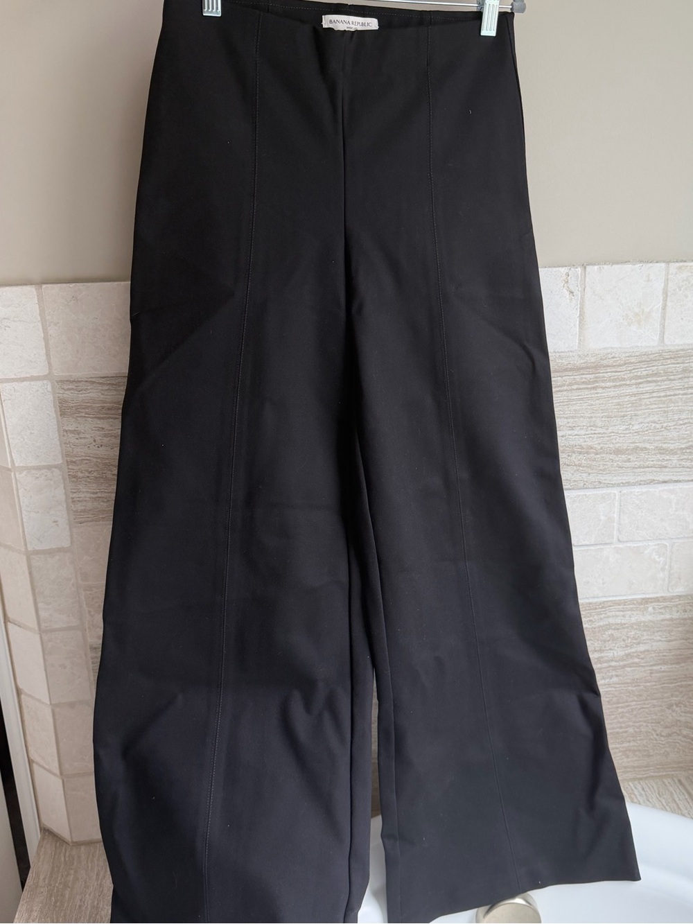Banana Republic Black Wide-Leg Pants NWT